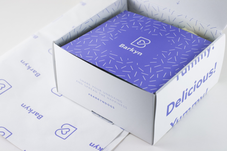 Barkyn 狗糧寵物食品品牌形象設(shè)計(jì)-logo設(shè)計(jì)包裝設(shè)計(jì)，淡雅溫馨風(fēng)格展現(xiàn)寵物之愛(ài)