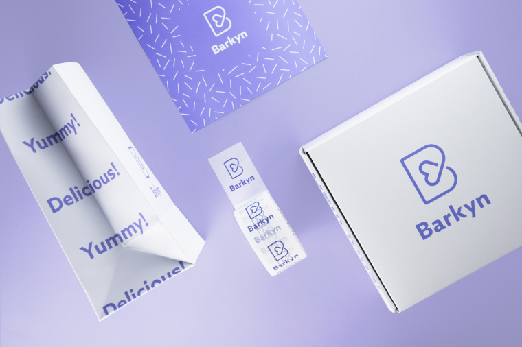 Barkyn 狗糧寵物食品品牌形象設(shè)計(jì)-logo設(shè)計(jì)包裝設(shè)計(jì)，淡雅溫馨風(fēng)格展現(xiàn)寵物之愛(ài)