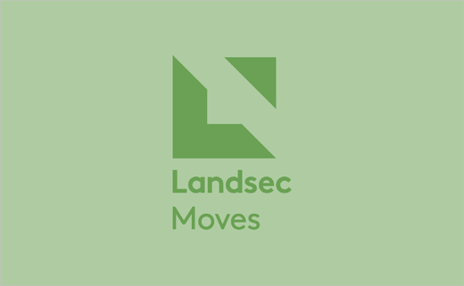 Landsec 商業(yè)地產(chǎn)公司企業(yè)形象設(shè)計(jì)與幾何L字母logo設(shè)計(jì)