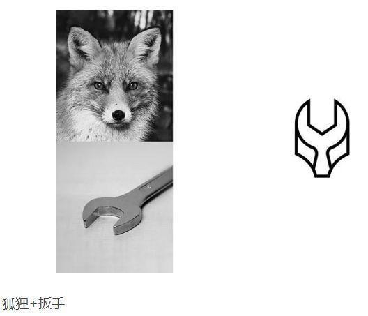 狐貍+扳手logo設(shè)計