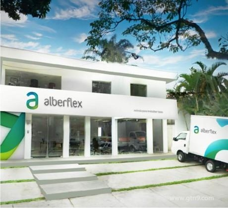 巴西大型辦公家具生產(chǎn)商Alberflex企業(yè)品牌形象設(shè)計(jì)vi設(shè)計(jì)-門頭車體設(shè)計(jì)