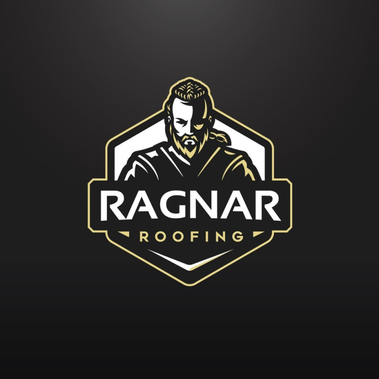 堅強的屋頂人物標志設(shè)計