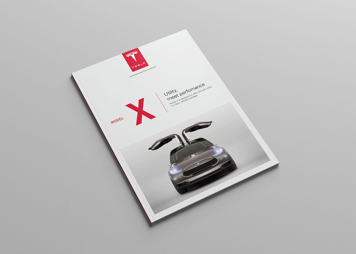 特斯拉Model S與Model XModel X汽車宣傳畫冊設(shè)計(jì)-上海畫冊設(shè)計(jì)公司