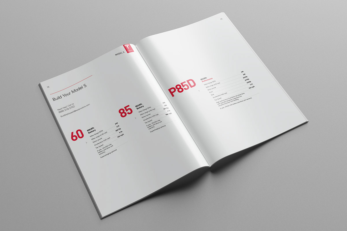 特斯拉Model S與Model XModel X汽車宣傳畫冊設(shè)計(jì)-上海畫冊設(shè)計(jì)公司