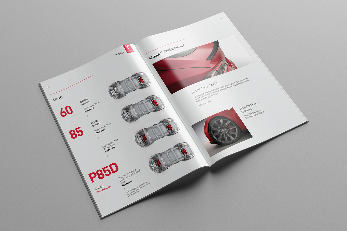 特斯拉Model S與Model XModel X汽車宣傳畫冊設(shè)計(jì)-上海畫冊設(shè)計(jì)公司