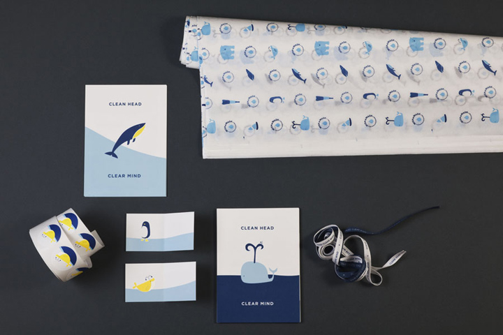 Wish & Wash兒童美發(fā)沙龍品牌VI視覺形象識別設計logo設計-上海尚略品牌VI設計公司