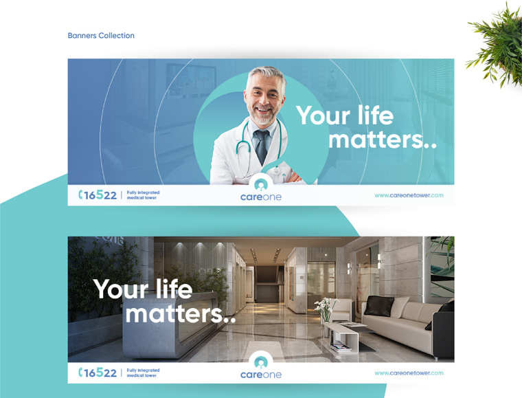 CareOne醫(yī)療機構品牌形象VI設計logo設計-廣告版式設計 CareOne醫(yī)療機構品牌形象VI設計logo設計-廣告版式設計