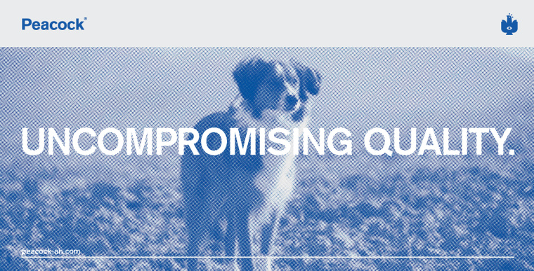 Peacock獸醫(yī)藥物品牌形象VI設(shè)計logo設(shè)計，孔雀的矢量化圖案