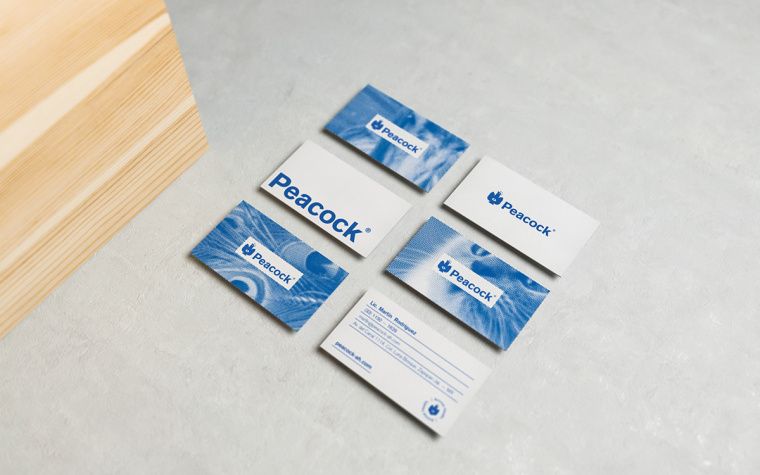 Peacock獸醫(yī)藥物品牌形象VI設(shè)計logo設(shè)計，孔雀的矢量化圖案