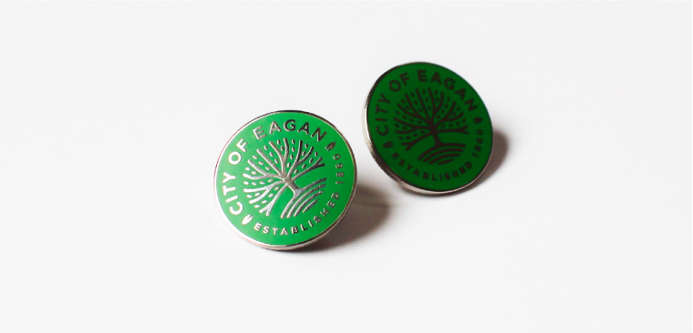 伊根市城市品牌形象重塑設計logo設計vi設計，抽象綠色大樹圖形