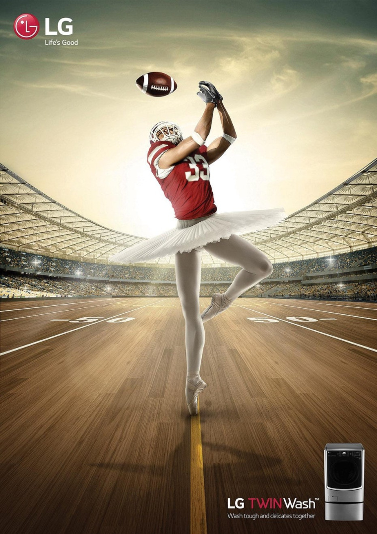 LG 標(biāo)志在海報(bào)設(shè)計(jì)中的應(yīng)用