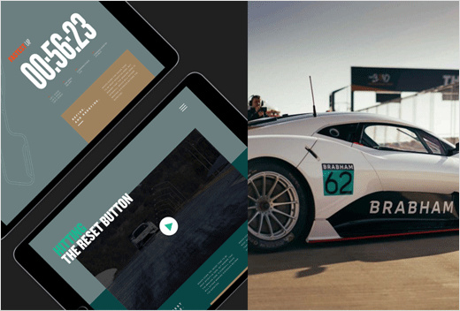 英國跑車品牌Brabham新標識logo設計和品牌形象設計 英國跑車品牌Brabham新標識logo設計和品牌形象設計