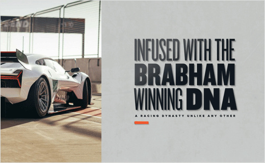 英國跑車品牌Brabham新標識logo設計和品牌形象設計 英國跑車品牌Brabham新標識logo設計和品牌形象設計