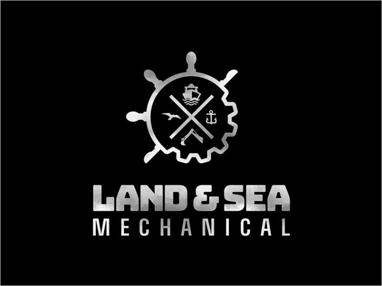 陸地和海洋機械標(biāo)志設(shè)計-上海標(biāo)志設(shè)計公司