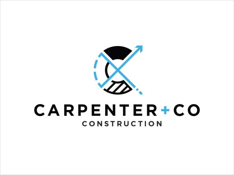 Carpenter + Co 建筑公司標(biāo)志設(shè)計-上海標(biāo)志設(shè)計公司