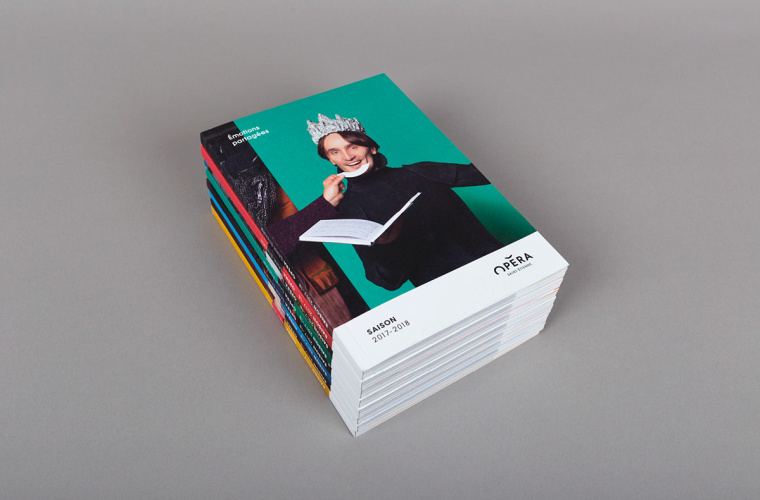 圣埃蒂安歌劇院2017-18季宣傳海報(bào)設(shè)計(jì)與畫冊(cè)設(shè)計(jì) “共同的情感”