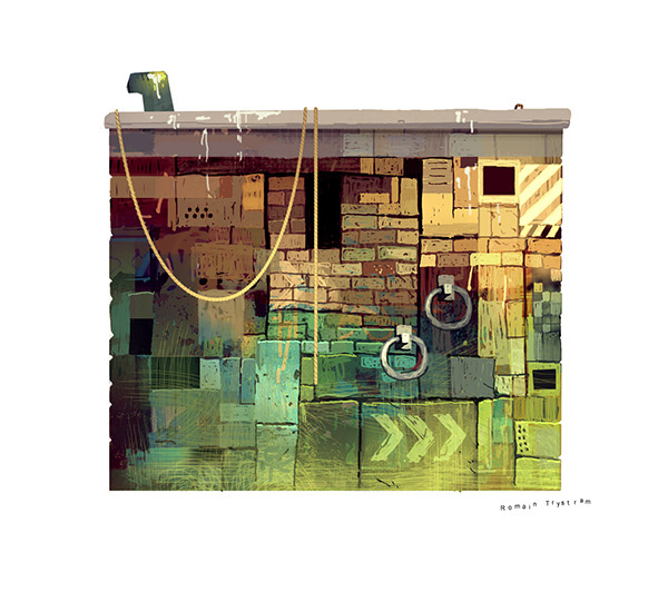 上海設計公司欣賞：后院立體矢量插畫設計