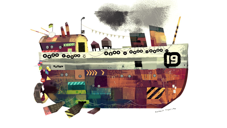 上海設計公司欣賞：后院立體矢量插畫設計