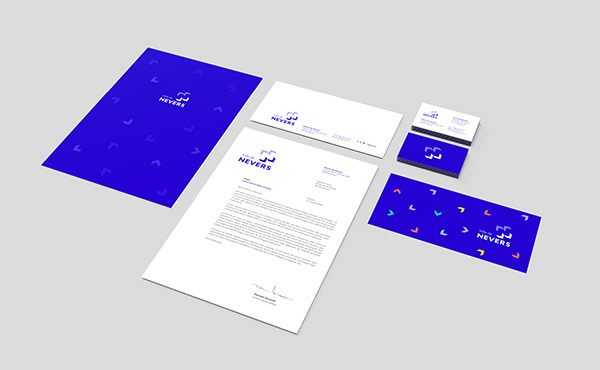 Nevers 城市品牌形象設計-vi設計