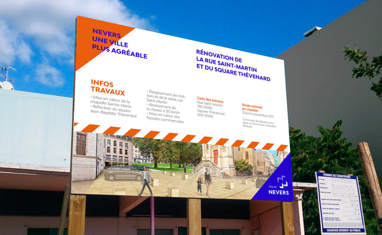 Nevers 城市品牌形象設計-印刷品設計