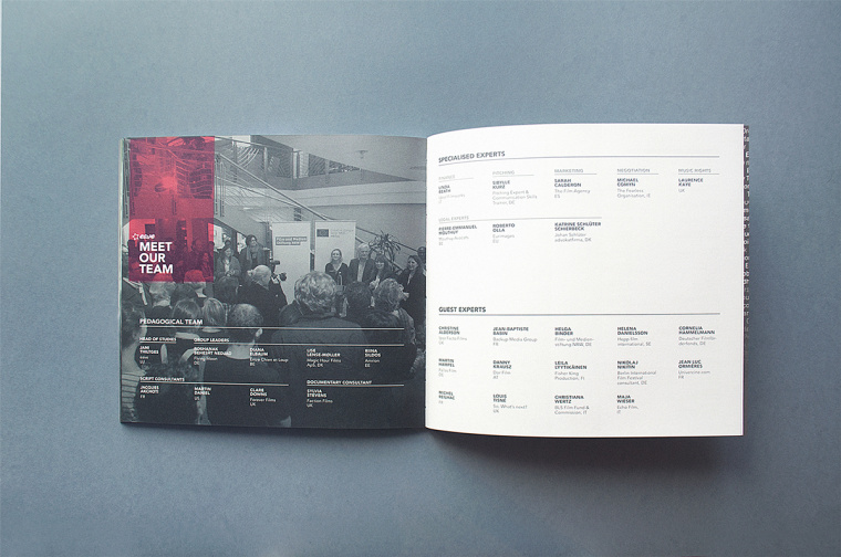 歐洲企業(yè)家年會宣傳手冊設計，暗紅與深灰風格設計