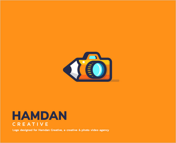 上海logo設(shè)計(jì)：28個(gè)現(xiàn)代和負(fù)空間標(biāo)志logo設(shè)計(jì)-鉛筆投影l(fā)ogo