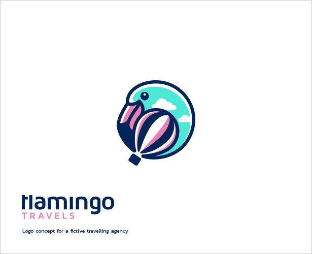 上海logo設(shè)計(jì)：28個(gè)現(xiàn)代和負(fù)空間標(biāo)志logo設(shè)計(jì)-熱氣球logo