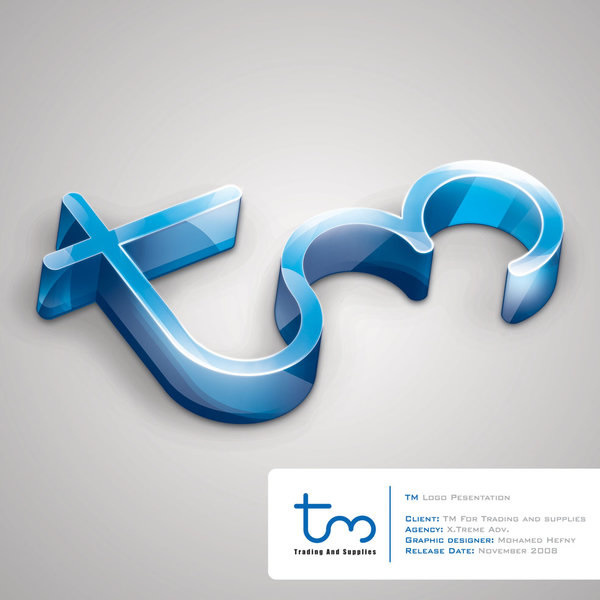 3D立體TM徽標(biāo)設(shè)計