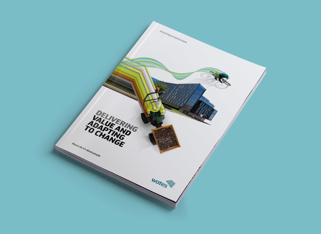 WATES 物流貨運工業(yè)集團年報畫冊設(shè)計-封面