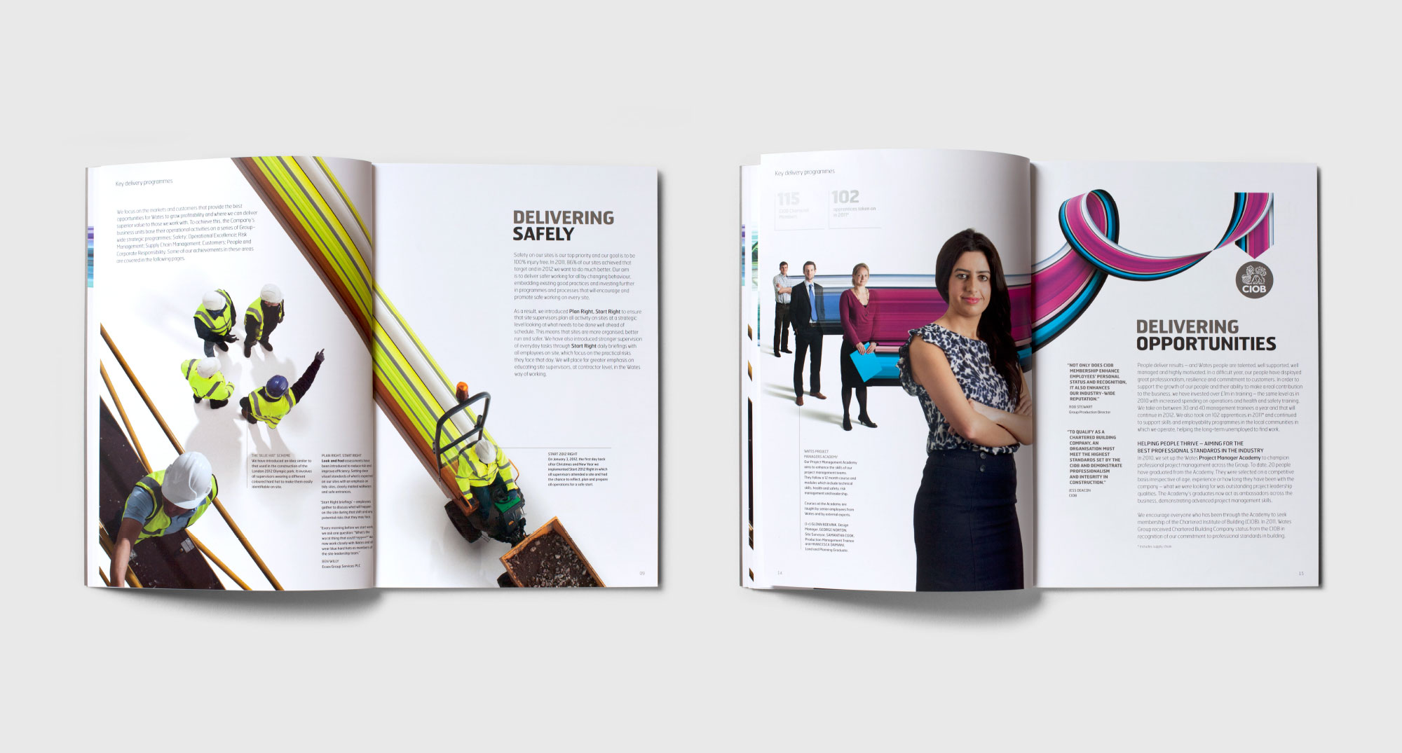 WATES 物流貨運(yùn)工業(yè)集團(tuán)年報(bào)畫(huà)冊(cè)設(shè)計(jì)“速度線條”篇超精圖