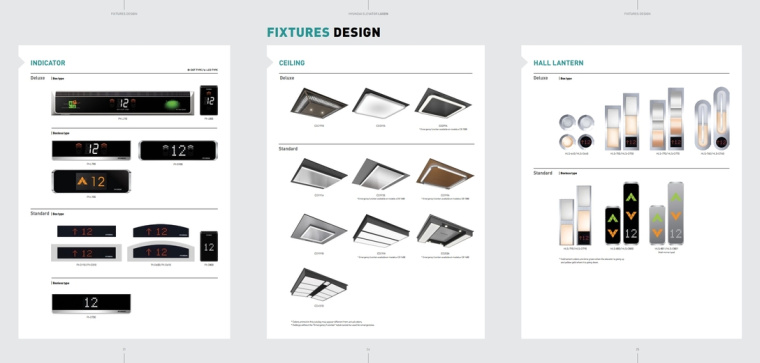 LUXEN電梯宣傳畫冊(cè)與產(chǎn)品樣本手冊(cè)設(shè)計(jì)，銀色工業(yè)科技風(fēng)與生活感