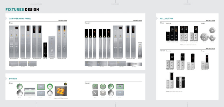 LUXEN電梯宣傳畫冊(cè)與產(chǎn)品樣本手冊(cè)設(shè)計(jì)，銀色工業(yè)科技風(fēng)與生活感