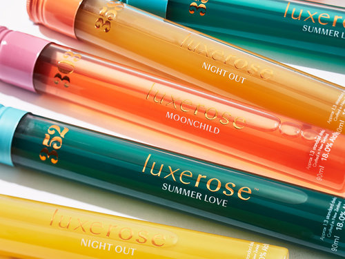 鮮艷、繽紛、有趣的Luxerose雞尾酒包裝設計插畫設計