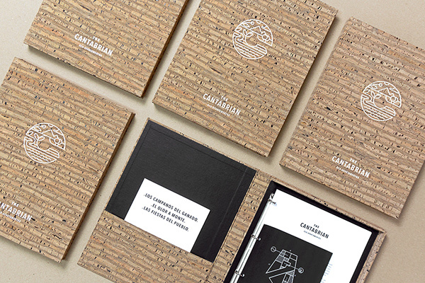 Cantabrian生態(tài)公寓酒店簡約圖形線條logo設(shè)計vi設(shè)計