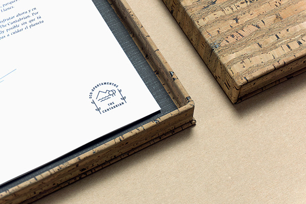 Cantabrian生態(tài)公寓酒店簡約圖形線條logo設(shè)計vi設(shè)計