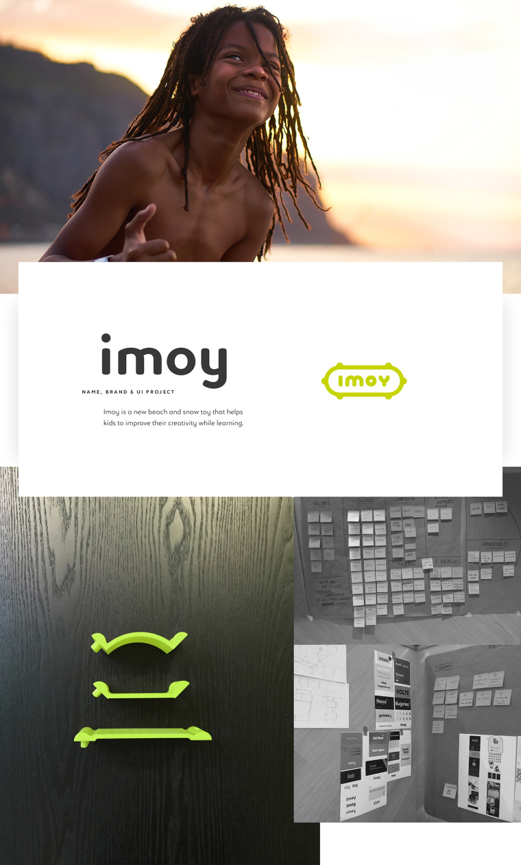 IMOY 沙灘和雪地玩具品牌全案策劃設(shè)計(jì)-品牌命名，logo設(shè)計(jì)