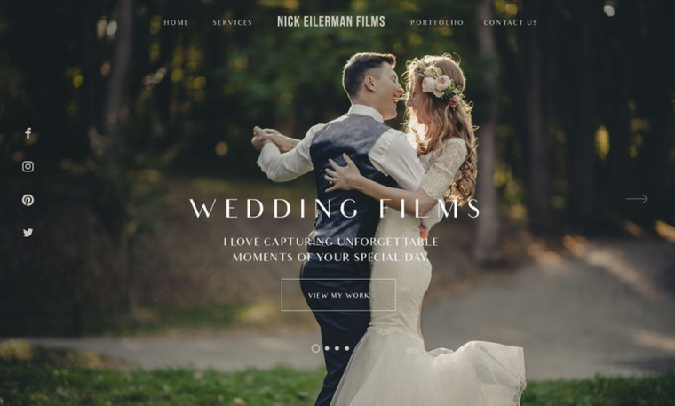 婚禮視頻wordpress設(shè)計(jì)