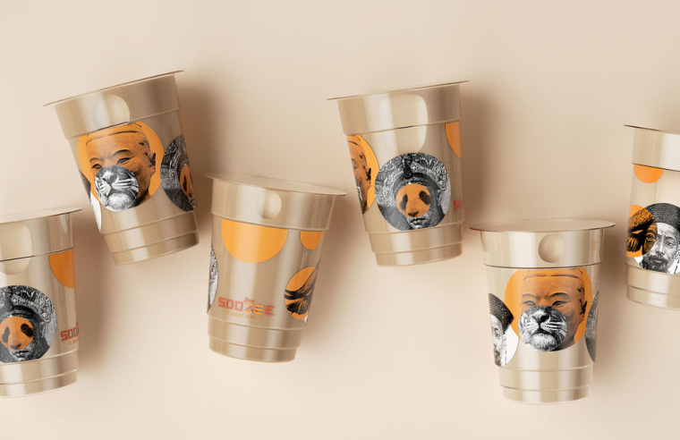 Soo Zee 23肉面湯餐廳拼貼風(fēng)格餐飲品牌形象設(shè)計與外賣包裝設(shè)計