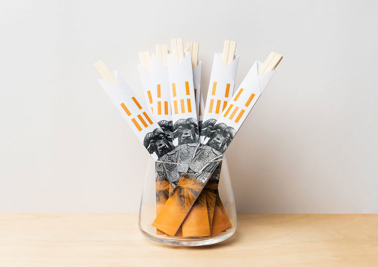 Soo Zee 23肉面湯餐廳拼貼風(fēng)格餐飲品牌形象設(shè)計與外賣包裝設(shè)計