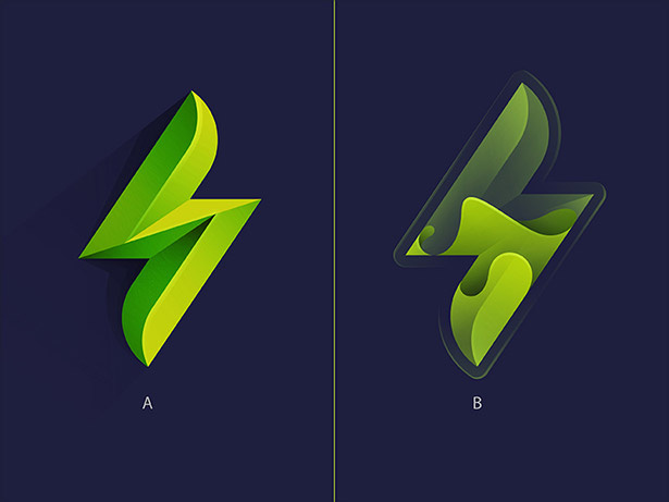 Ombre的-標(biāo)志 - 設(shè)計(jì)-實(shí)例