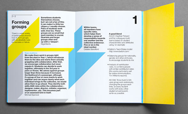 學(xué)與教宣傳冊設(shè)計(jì)理念