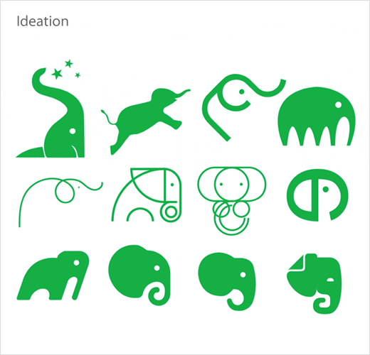 Evernote 手機軟件app新品牌形象設(shè)計