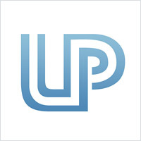 不間斷的線字母logo