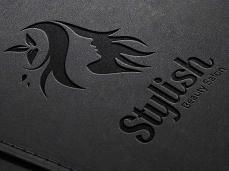 時(shí)尚美容沙龍標(biāo)志設(shè)計(jì)