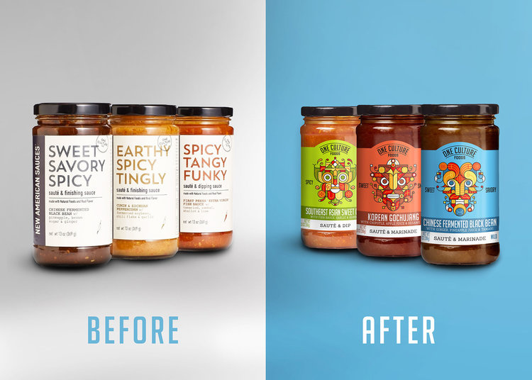 用一種文化在世界各地享受美食之旅，One Culture Foods調(diào)味品與杯面包裝設(shè)計(jì)