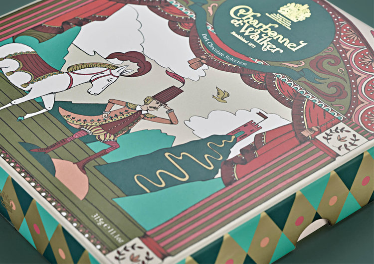 Charbonnel圣誕節(jié)巧克力禮品包裝設(shè)計(jì),設(shè)計(jì)靈感來自芭蕾舞劇院與童話故事 Charbonnel圣誕節(jié)巧克力禮品包裝設(shè)計(jì),設(shè)計(jì)靈感來自芭蕾舞劇院與童話故事
