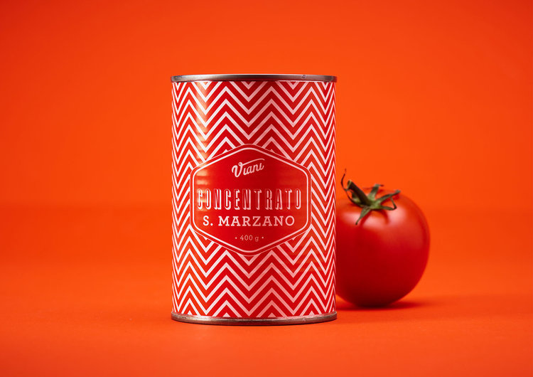 意大利風(fēng)情紅色復(fù)古風(fēng)格番茄醬包裝設(shè)計(jì)-上海包裝設(shè)計(jì)公司