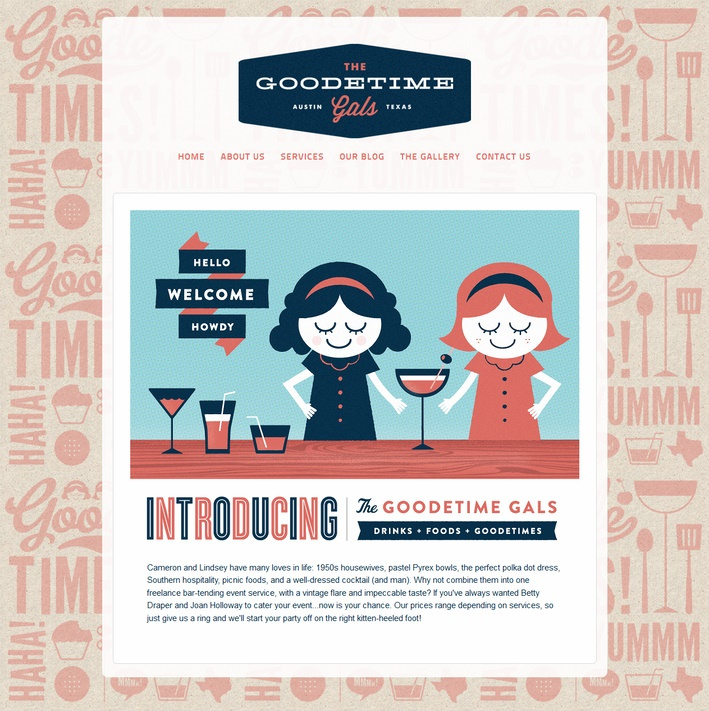 上海網(wǎng)站設計建設公司-柔和色彩創(chuàng)意配色方案網(wǎng)站設計-Goodetime Gals