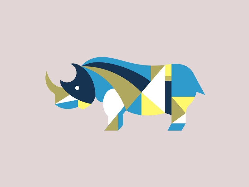 完美配色和創(chuàng)意造型的logo設(shè)計-犀?；諛?biāo)