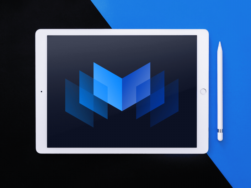  完美配色和創(chuàng)意造型的logo設(shè)計-Mobingi Logo動畫